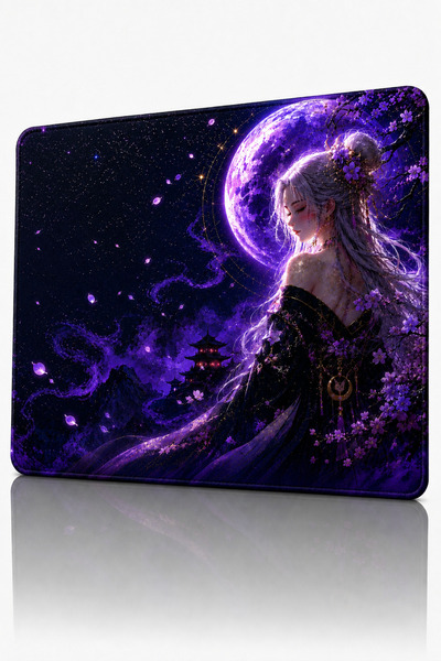 Walter White Baskılı Gaming Mouse Pad Dijital Tasarımlı Oyuncu Mouse Pad, Kaymaz,Dikişli Violet Moon 50x40 Cm