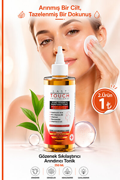 LAST TOUCH Gözenek Sıkılaştırıcı Ve Arındırıcı Tonik 250 ml Hyaluronik Asit C...