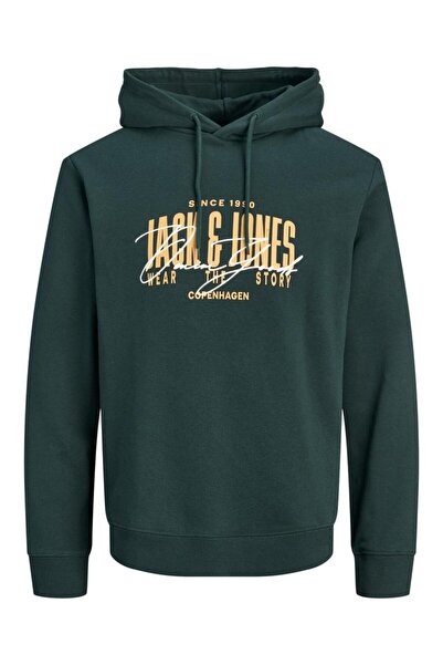 Jack & Jones Μπλούζα φούτερ ανδρική 12298491 "Aero" πράσινο scarab