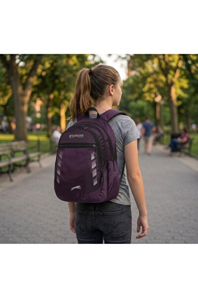 Relaxion Special Fabric Casual and School Backpack with Water Bottle Holder