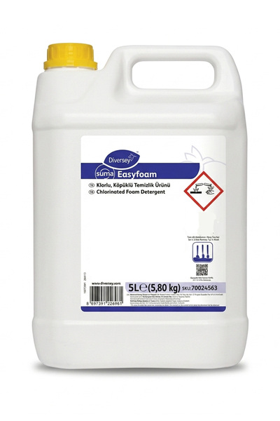 Diversey Suma Easyfoam Klorlu Köpüklü Temizlik Deterjanı 5 L / 5,8 kg