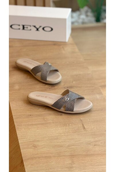 Ceyo 9827-8 Women's Slippers - Beige
