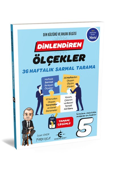 EKERTEST 5.Sınıf Maarif Model Din Kültürü ve Ahlak Bilgisi Dinlendiren Ölçekl...