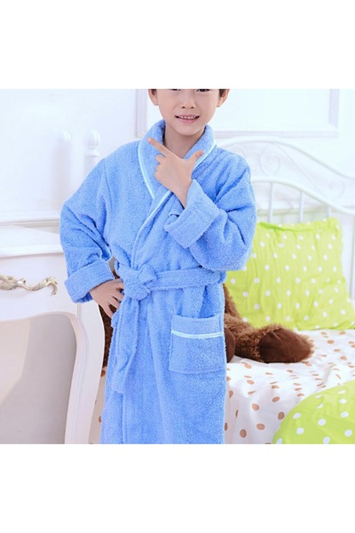 Choice7 L Ordinary style Children New Pure Cotton Autumn Winter Robe Sleepwea...
