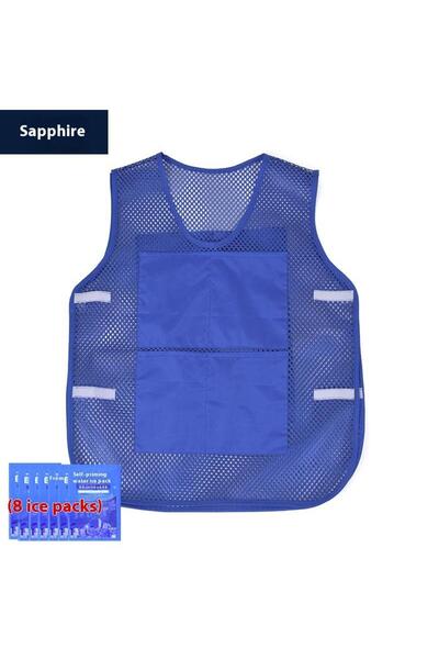 Choice3 Blue {MAX-66} 1 Pc Summer Cooling Vest Ice Bag Water Cooling Outdoor ...