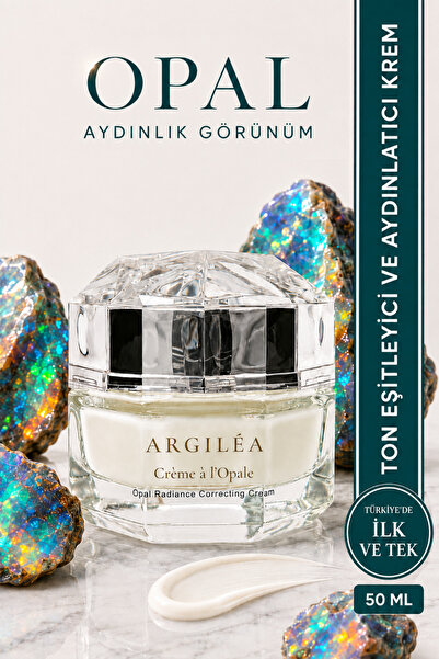 Argilea Opal Taşlı Porselen Cilt Kremi | Leke Karşıtı Ton Eşitleyici Beyazlat...