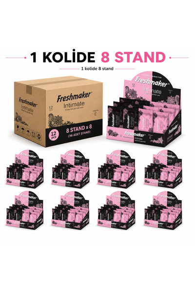 Freshmaker Islak Mendil Kadın Için Özel Intimate 20li X 12li 8 stand