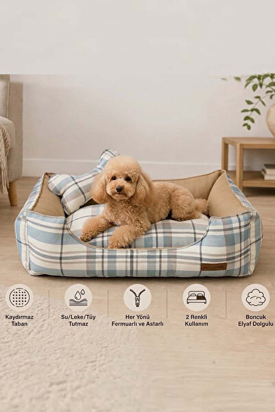 NATZIONE VANILLA KEMİK YASTIK HEDİYELİ KEDİ & KÖPEK / EVCİL HAYVAN YATAĞI