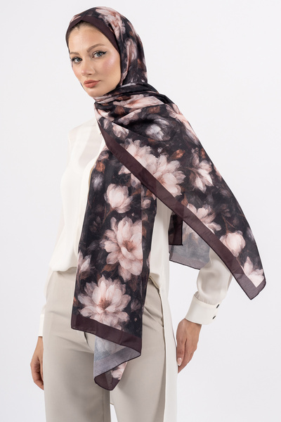 m moon scarf Flower Pattern Cotton Shawl, Imported Fabric, High Quality & New...