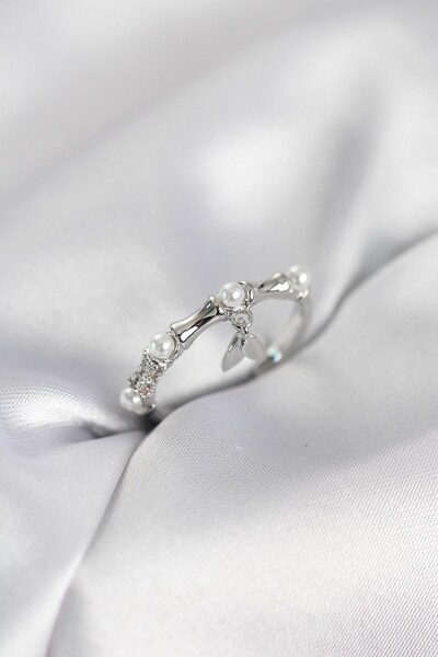 Inure Jewelry Silver Color Dangle Bone Model Women's Ring