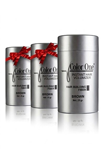 Color One Hair Powder 25 gr 3 Adet Color One (Brown) Saç Tozu Topik Hair Fiber