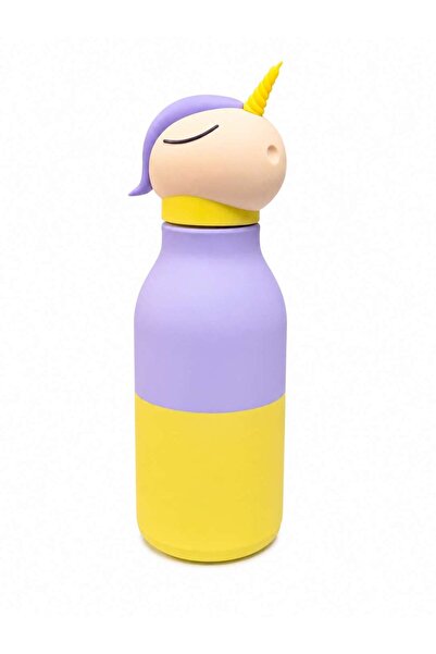 Genel Markalar KOI Mor Unicorn 500 ml Paslanmaz Çelik-Pipetli Çocuk Termosu v...