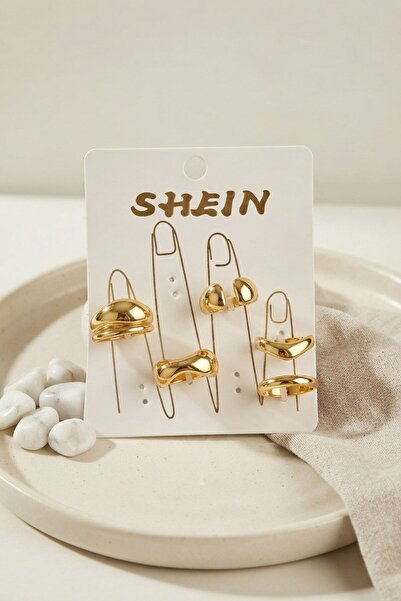 Inure Jewelry Gold Color Brass Bohemian Ring Combination Byk4270