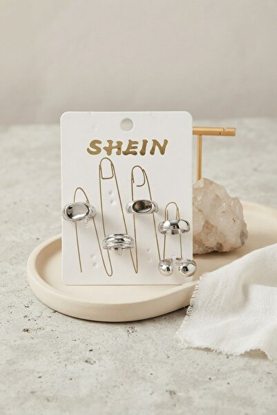 Inure Jewelry Silver Color Brass Bohemian Ring Combination Byk4267