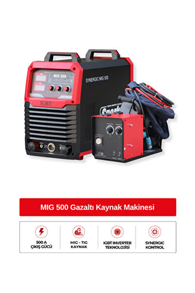 MIG 500 Sinerjik Gazaltı Kaynak Makinesi