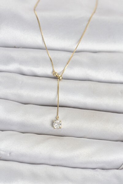 Inure Jewelry Brass Gold Color Elevator Model Women's Necklace