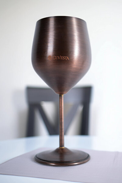 Cuvesta كوب كوكتيل حديث مصنوع يدويًا من أكسيد النحاس مقاس 20×8 سم