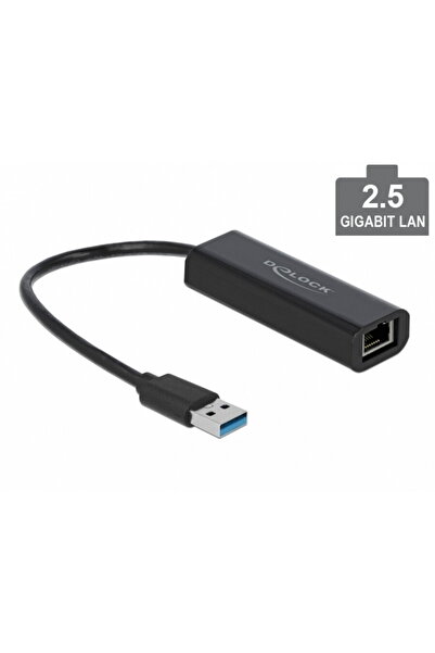 DELOCK Adaptor USB 3.1-A la LAN 2.5 Gigabit, 66299