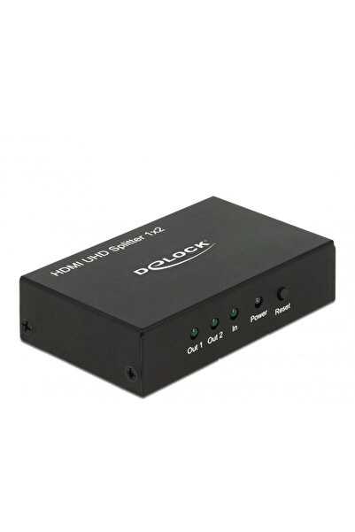 DELOCK Multiplicator HDMI 2 porturi UHD 4K, 18682