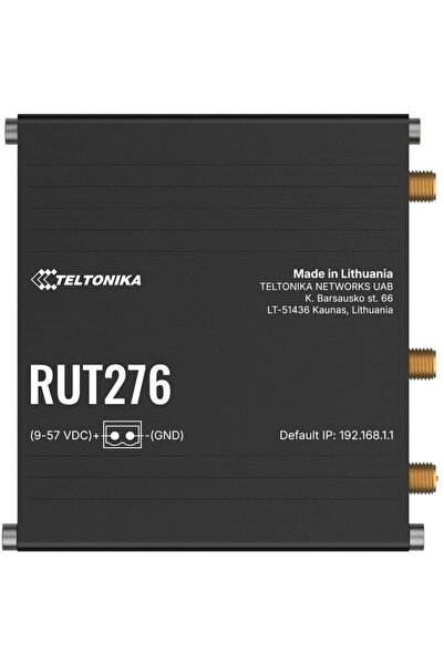Teltonika Router industrial TELTONIKA, 5G RedCap, Wi-Fi 4, Dual-SIM, 2x LAN 1...