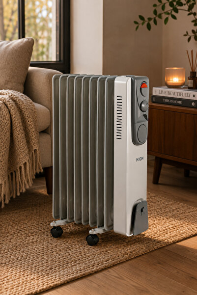 Kion Electric Oil Heater 2000 Watts, KRH/1009, 2000W, Adjustable, Premium Cho...
