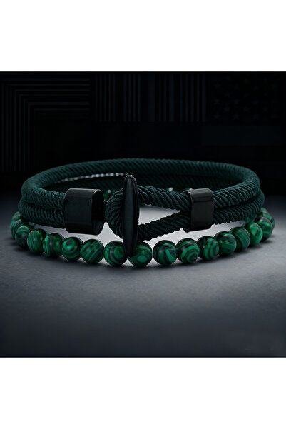 Choice malachite Noter Stylish 2Pcs Men Bracelet Set 6 Colors Available Hipho...
