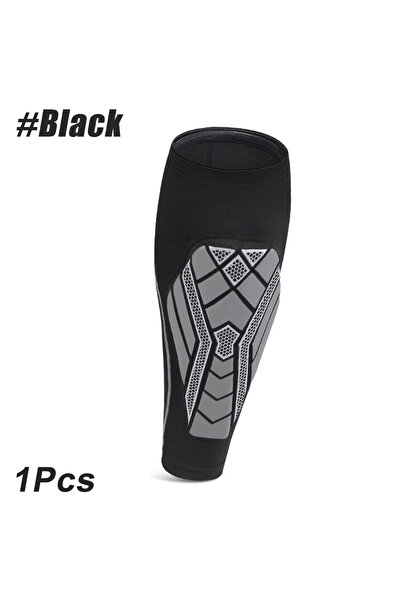 Choice14 L Black 1 Pcs Calf Compression Sleeves with EVA Pad for Men and Wome...