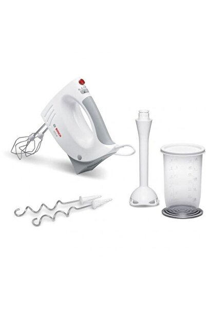 Bosch Mixer de mana MFQ3540, 450 W, 5 viteze, Alb-Gri