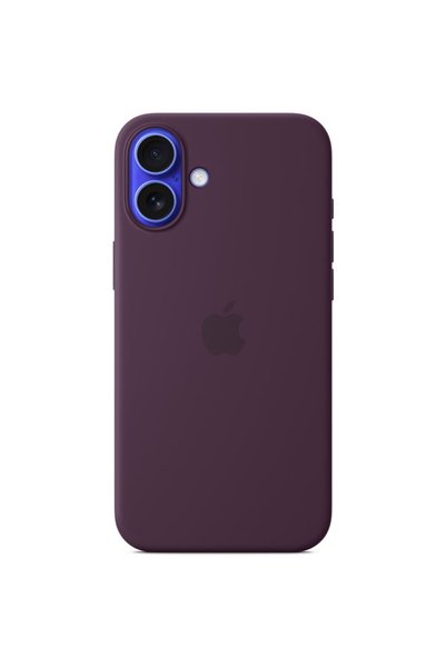 Apple Husă de silicon pentru iPhone 16 Plus cu MagSafe - Prună