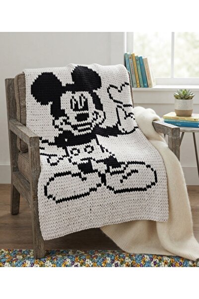 Mickey Mouse desenli battaniye