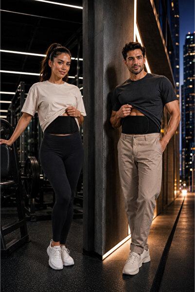 giyindegel 100% Sauna Termică Unisex Corset de talie Cureaua de strângere