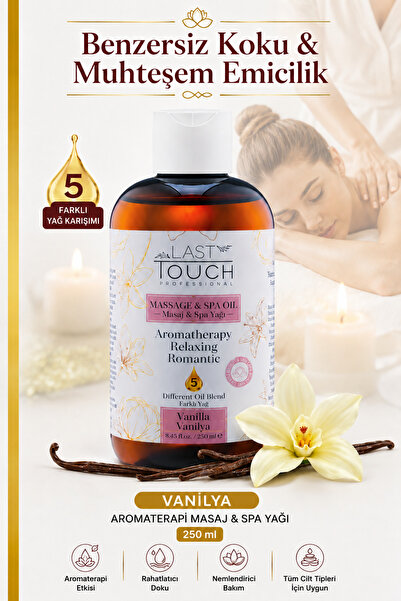 LAST TOUCH Masaj Yağı Aromaterapi Vanilya Seans 250 Ml