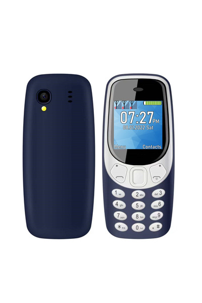 Choice هاتف Q3308 أزرق صغير محمول بتقنية البلوتوث، مزود بخاصية الاتصال الصوتي...