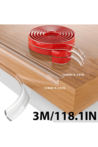 Choice5 White 3 Meter-118.1 In 1m/3m/4m/5mProofing Edge Protector Strip L cor...