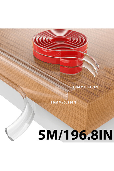 Choice3 White 5 Meter-196.85 In 1m/3m/4m/5m Proofing Edge Protector Strip L C...