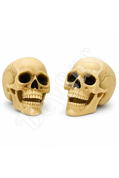 BeySüS Halloween Kuru Kafa İkili Beyaz
