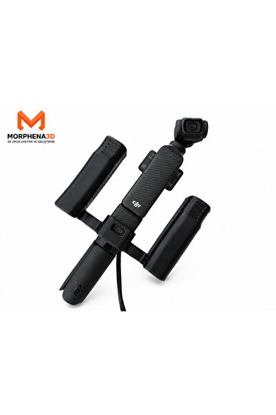 Morphena3D DJI Osmo Pocket 3 ve 4 Uyumlu Profesyonel Çekim Seti – Ergonomik S...