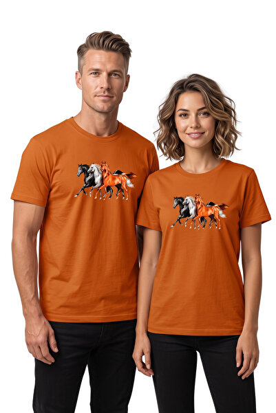 noetr Unisex Free Horses Graphic Printed 100% Cotton Premium Streetwear T-Shirt