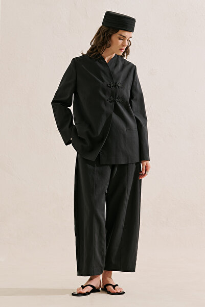 Manuka Premium Barrel Pants Black