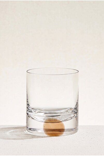 Paşabahçe Dot Whiskey Glass Caramel