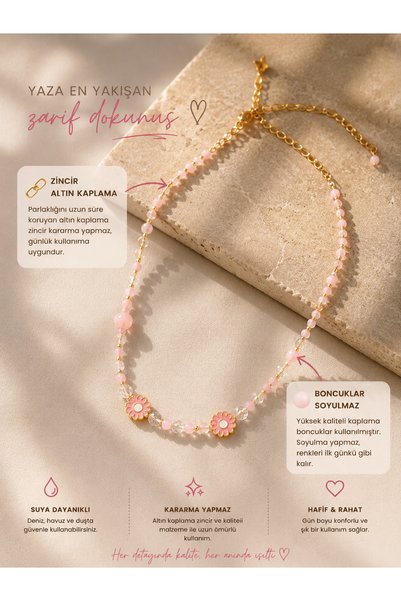 Elila Design Cotton Candy tasarım kolye