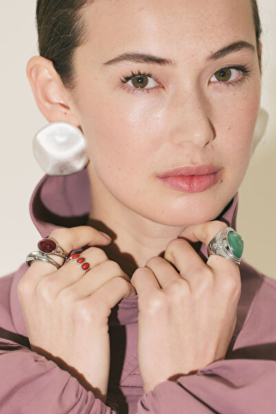 Manuka Ocean ring set silver