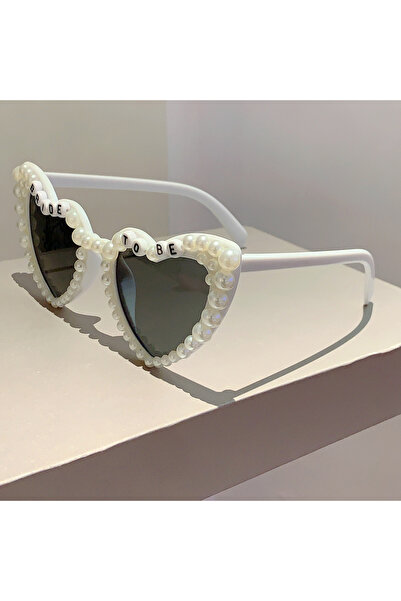 Choice as picture shows w-b-bride to be KAMMPT Heart Shaped Sunglasses with P...
