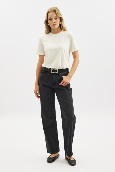 Manuka BASIC KISA KOLLU T-SHIRT EKRU