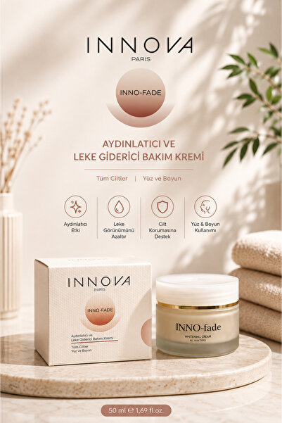 Innova Inno-Fade Aydınlatıcı ve Bakım Kremi 50 ml – Tüm Ciltler İçin
