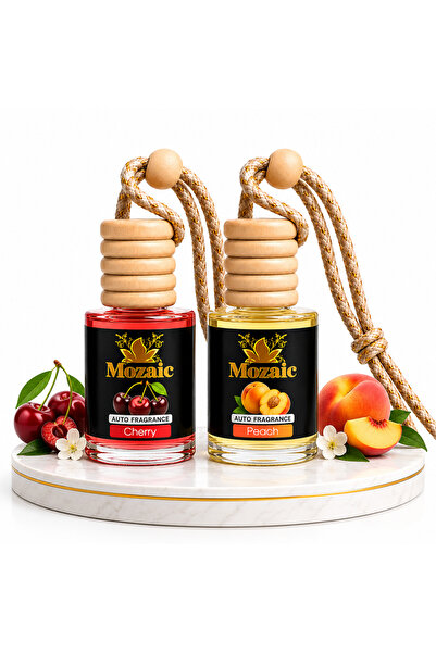MOZAİC Σετ 2 τεμαχίων Αρωματικά Αυτοκινήτου Mozaic, 2 x 8 ml, 16 ml - Φρουτώδ...