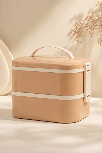 GUGGA Tier - 2 Katlı Sızdırmaz Kapaklı Lunchbox 1000 ml