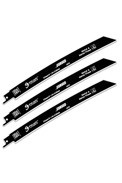 Choice 3PCS PAYA Curved Edge Heavy Metal Cutting 9 Inch 14TPI Bi-Metal 8%Coba...