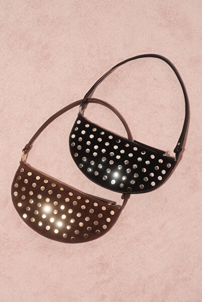 Manuka Zimbali Faux Suede Bag Black