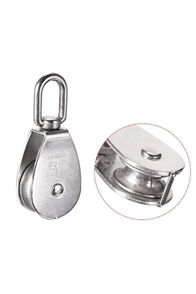 choice2 M20 1PC Cable Pulley Wheel Stainless Steel Swivel Pulley Wire Rope Ha...